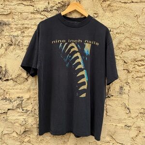 NIN Nine Inch Nails Vintage 1994 Now Im Nothing J Artist Management ORIGINAL Tee